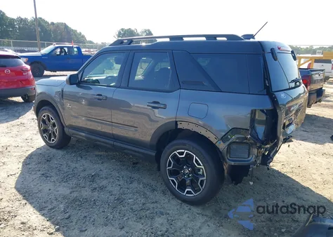 2025 Ford Bronco Sport Outer Banks z USA, uszkodzony, nr VIN 3FMCR9CN7SRE36289